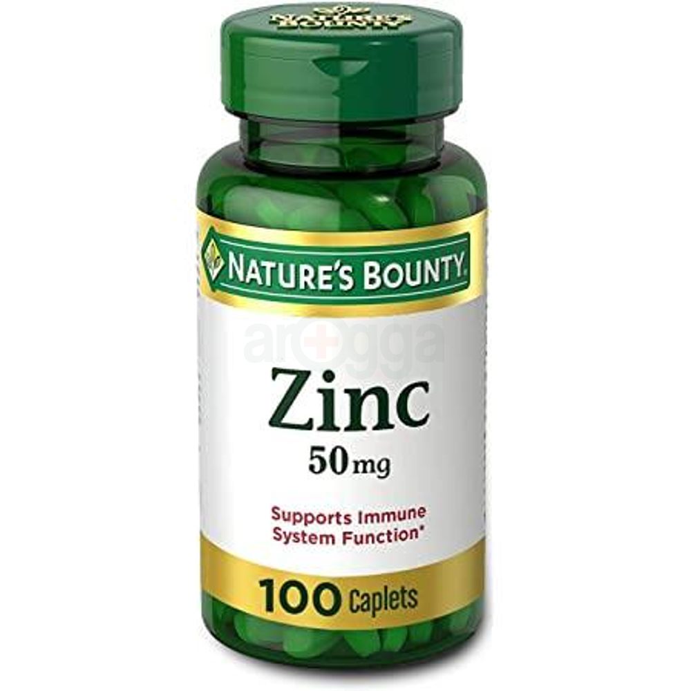Nature's Bounty Zinc 50mg 100 Tablets