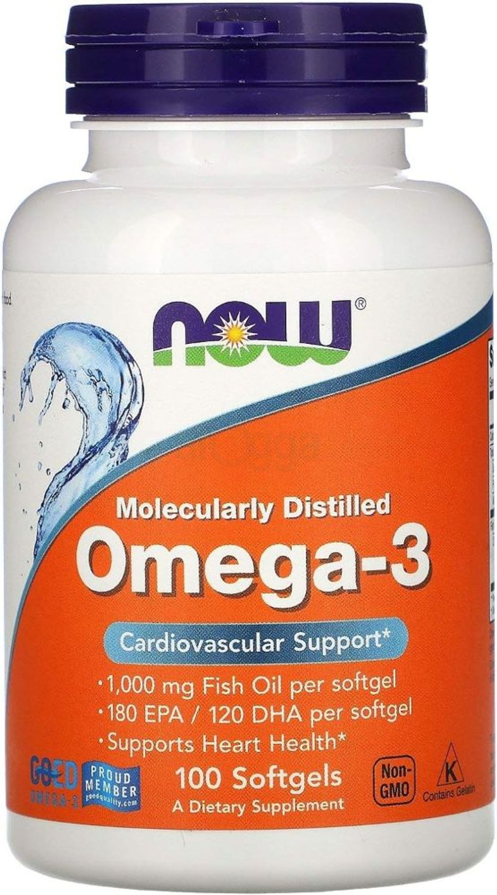 Now  Omega 3 100 Softgels