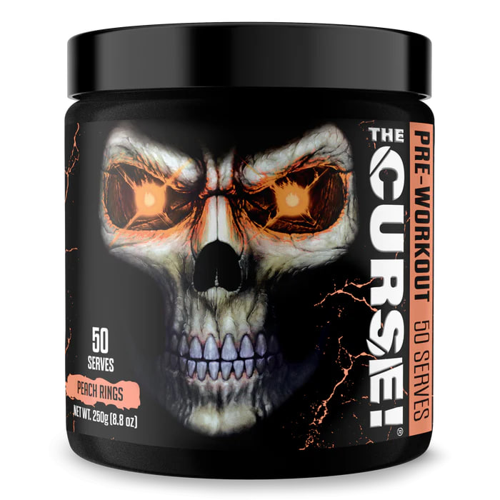 JNX Sports, The Curse! Pre-Workout, 275g, 50 Servings ( PEACH RINGS )