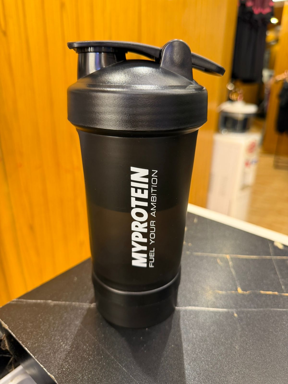 Myprotein 3 PART Shaker , BLACK , 450ML