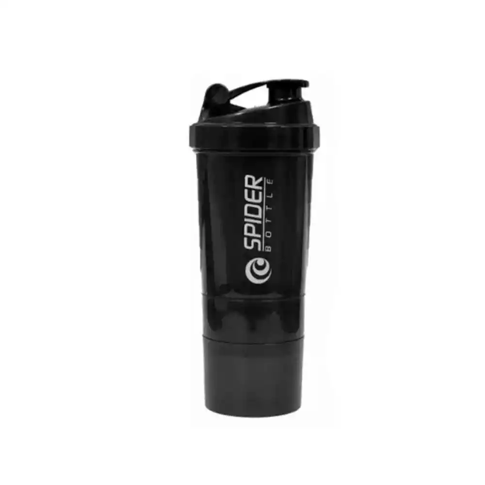 Spider Shaker Bottle 500ml , BLACK