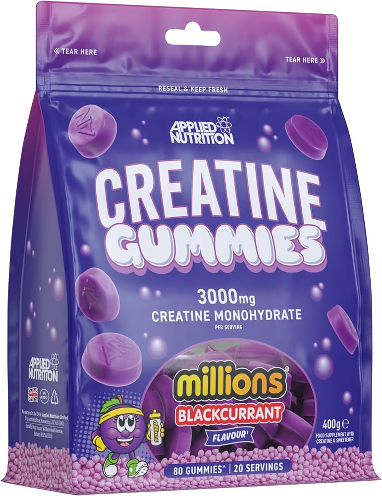 Applied Nutrition Creatine Gummies - 3000mg MILLION BLACKCURRANT
