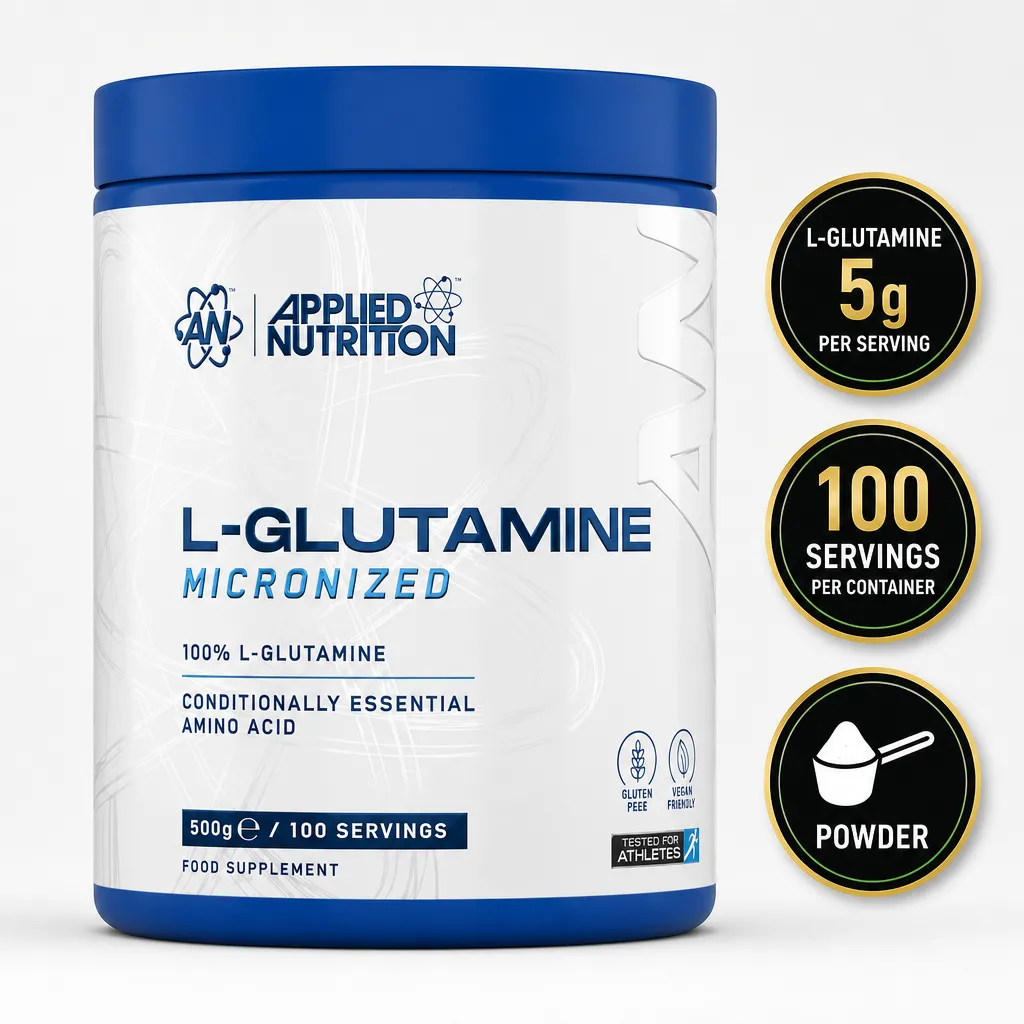 L-Glutamine Poudre Micronisée - 500g | Applied Nutrition 100 SERVING