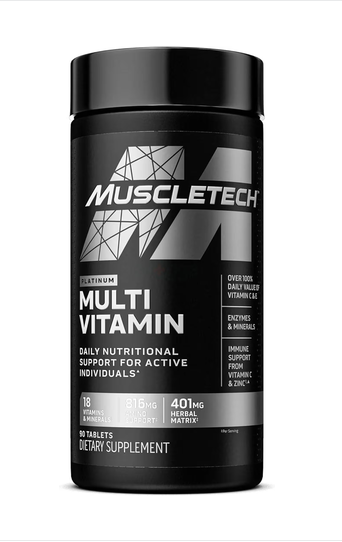 MUSCLETECH Platinum Multi Vitamin, 180 Tablets