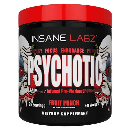 PSYCHOTIC PRE WORKOUT / 35 serving / fruit punch