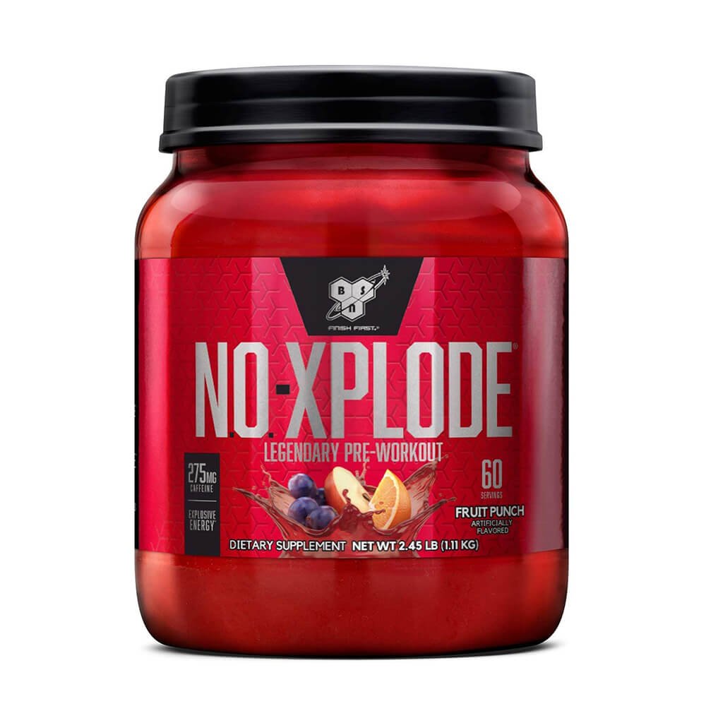 BSN NO-Xplode , FRUIT PUNCH , 60 Servings, 2.45 lb