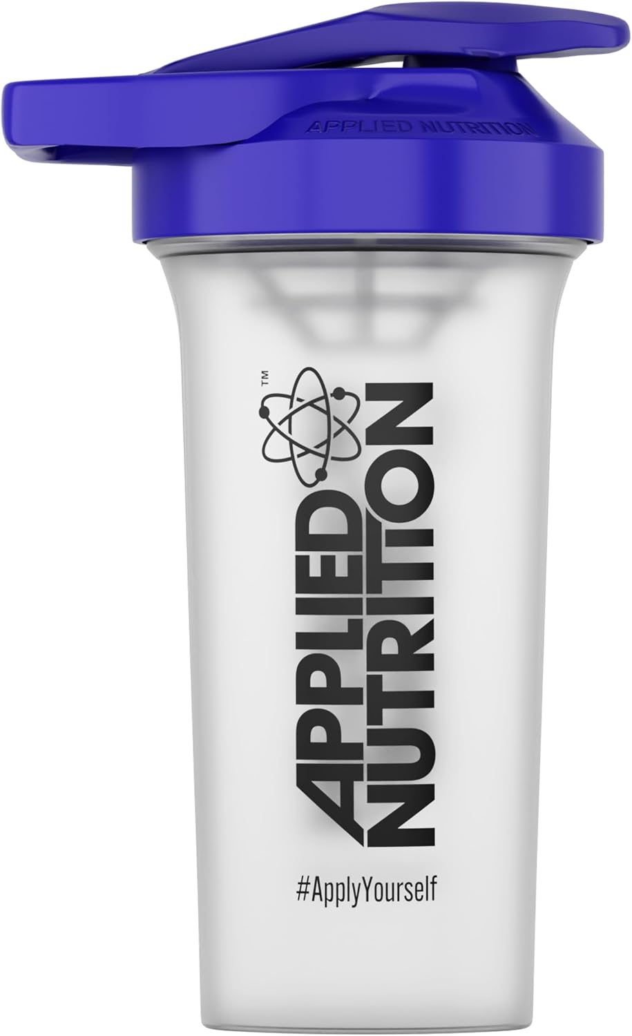 Applied Nutrition ,Plastic Shaker Bottle 700ML , WHITE & BLUE