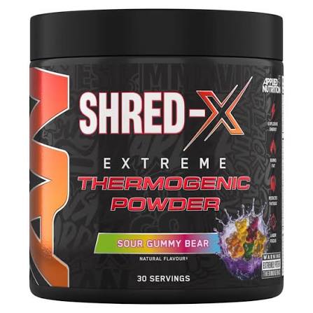 Applied Nutrition Shred X 300g Fat Burning Thermogenic Powder SAOUR GUMMY BEAR