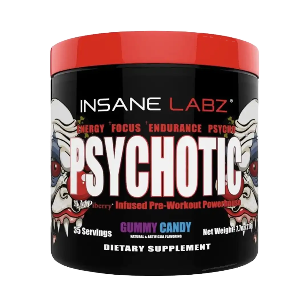 PSYCHOTIC PRE WORKOUT / 35 serving / gummy cady