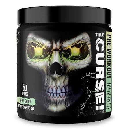 JNX Sports, The Curse! Pre-Workout, 275g, 50 Servings ( WHITE GRAPE )