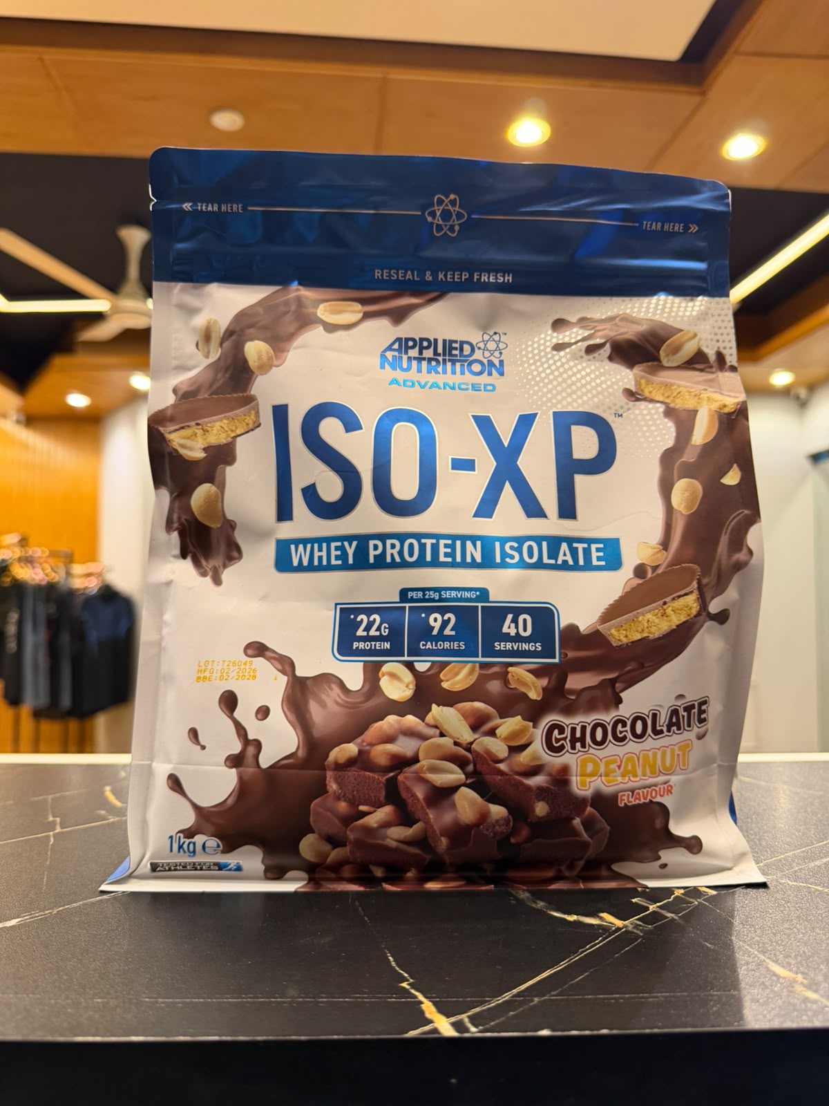 ISO XP APPLIED NUTRATION , 1KG , 40 SERVING CHOCO PEANUT FLAVOUR