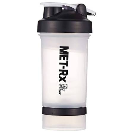 MET-REX SHAKER ( WHITE & BLACK ) 3 PART , 450+ML