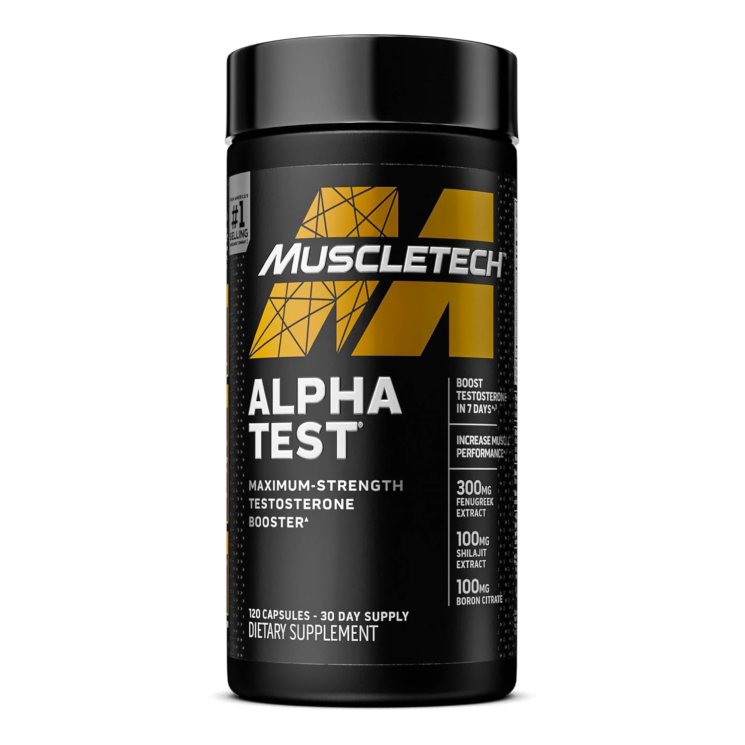 Muscletech Alpha Test 120 Capsules