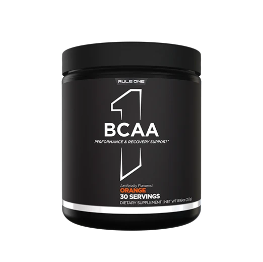 Rule1 Micronized BCAA 30 Servings ORANGE FLAVOUR