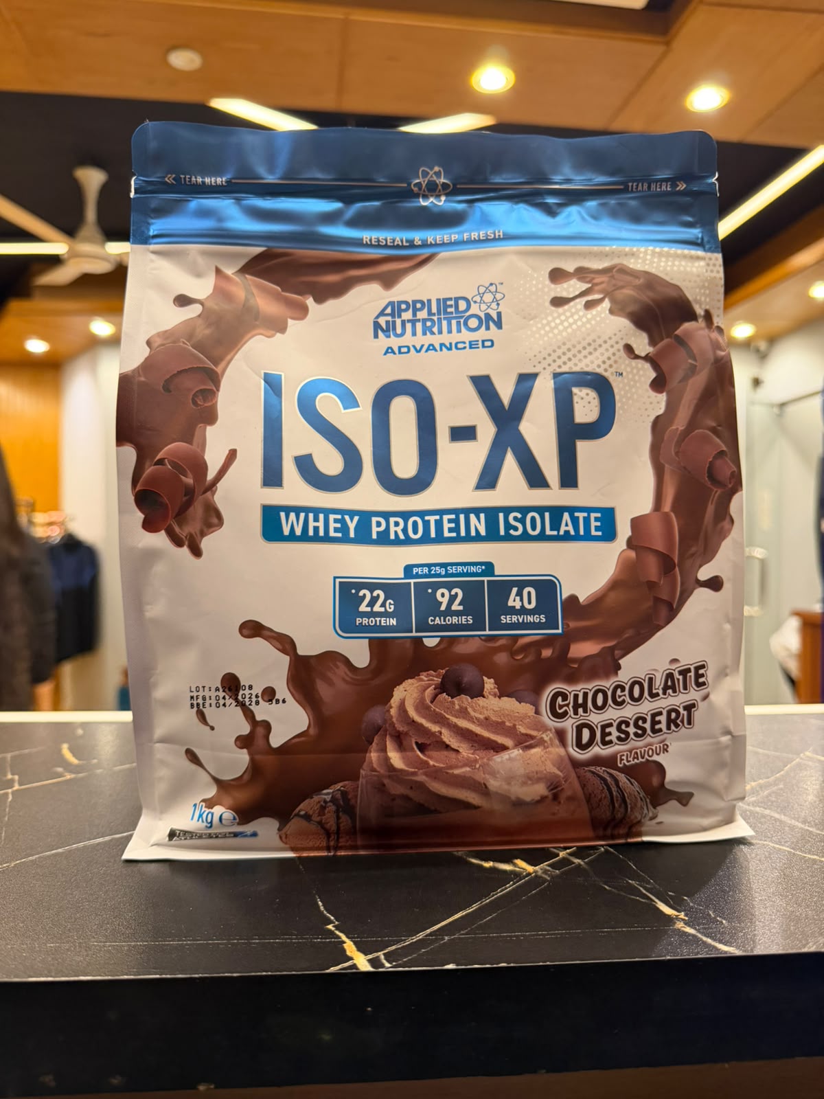ISO XP APPLIED NUTRATION , 1KG , 40 SERVING CHOCO DESSERT FLAVOUR