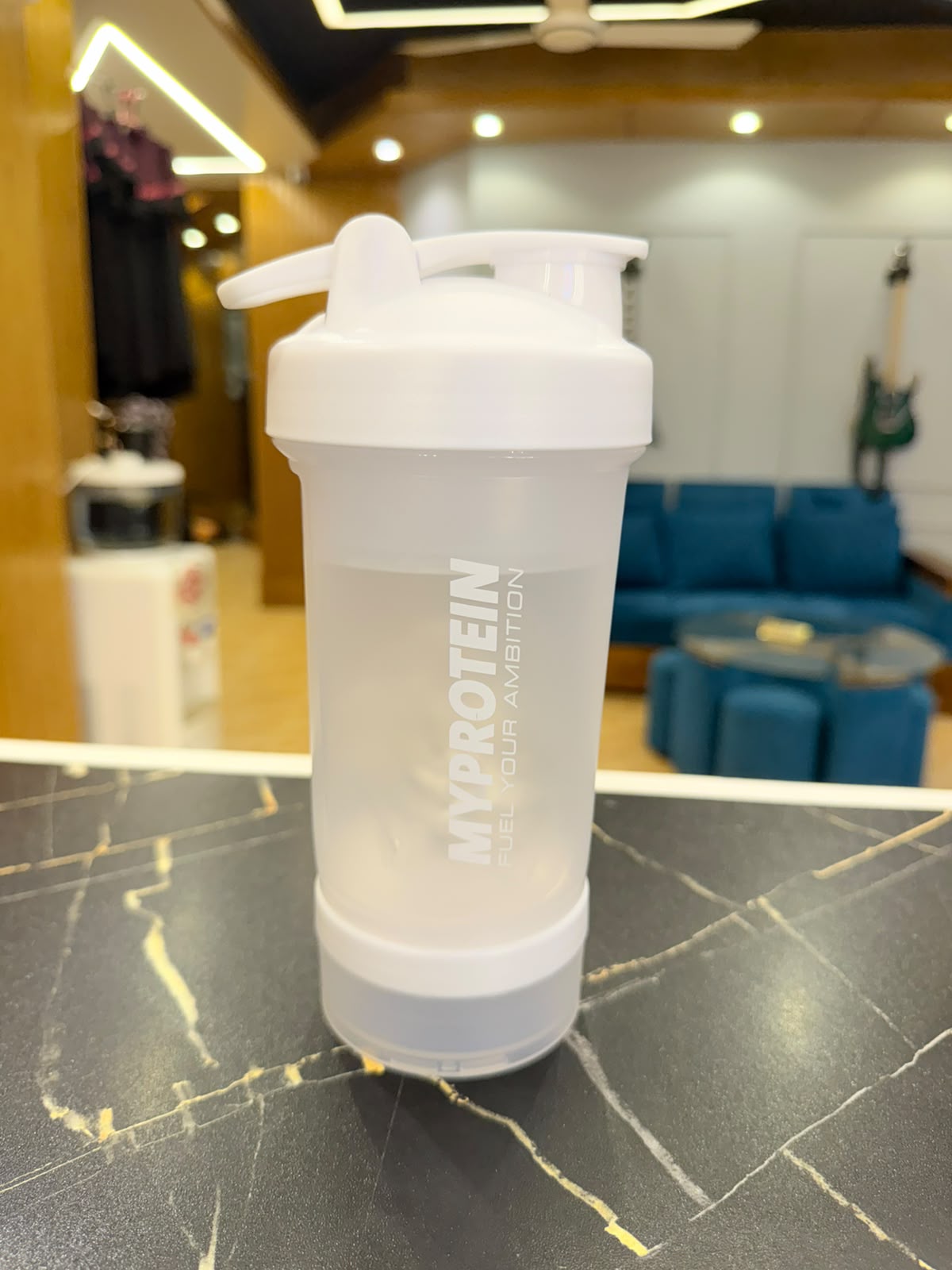 Myprotein 3 PART Shaker , WHITE , 450ML