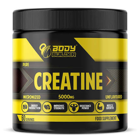 Body Builder Creatine Monohydrate, 60, No Flavour